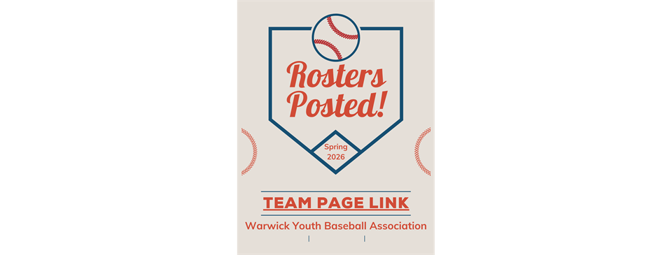 Spring Rosters Posted!